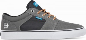 Skate Topanky Etnies BARGE LS Panske Siva Čierne Žlté | Slovensko-538267