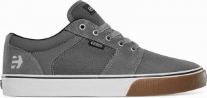 Skate Topanky Etnies BARGE LS Panske Tmavo Siva Biele | Slovensko-597310