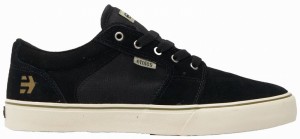 Skate Topanky Etnies BARGE LS Panske Čierne Biele Strieborne | Slovensko-586210