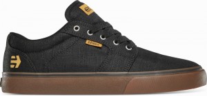 Skate Topanky Etnies BARGE LS Panske Čierne Strieborne | Slovensko-132098