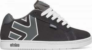 Skate Topanky Etnies FADER Panske Tmavo Siva Biele | Slovensko-564179