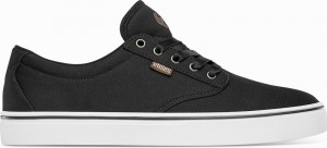 Skate Topanky Etnies FUERTE Panske Čierne Biele | Slovensko-364915