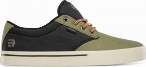 Skate Topanky Etnies JAMESON 2 ECO Panske Olivovo Zelená Siva Čierne | Slovensko-371582