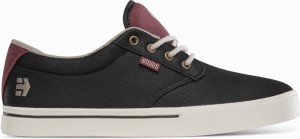 Skate Topanky Etnies JAMESON 2 ECO Panske Čierne Červené Béžové | Slovensko-459823