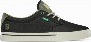 Skate Topanky Etnies JAMESON 2 ECO X TFTF Panske Čierne Olivovo Zelená | Slovensko-870462