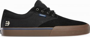 Skate Topanky Etnies JAMESON VULC Panske Čierne Strieborne | Slovensko-912853