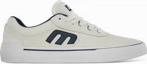 Skate Topanky Etnies JOSLIN VULC Panske Biele Námornícka Modrá | Slovensko-741250