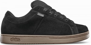 Skate Topanky Etnies KINGPIN Panske Čierne Tmavo Siva | Slovensko-879465