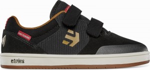 Skate Topanky Etnies MARANA X INDY LITTLE Detske Čierne | Slovensko-796258