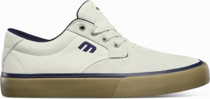 Skate Topanky Etnies SINGLETON VULC XLT Panske Biele Námornícka Modrá | Slovensko-418729