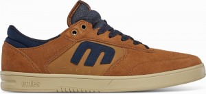 Skate Topanky Etnies WINDROW Panske Hnede Námornícka Modrá | Slovensko-297801