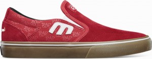 Slip On Etnies MARANA SLIP X RAD Panske Červené Biele | Slovensko-708143