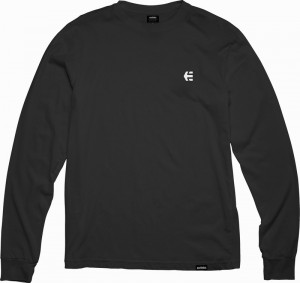 Svetre Etnies ICON CREWNECK Panske Čierne | Slovensko-853169