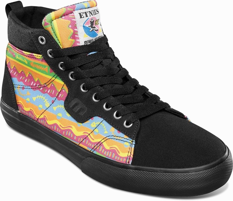 Cizmy Etnies KAYSON HIGH X REBEL SPORTS Panske Čierne | Slovensko-784392