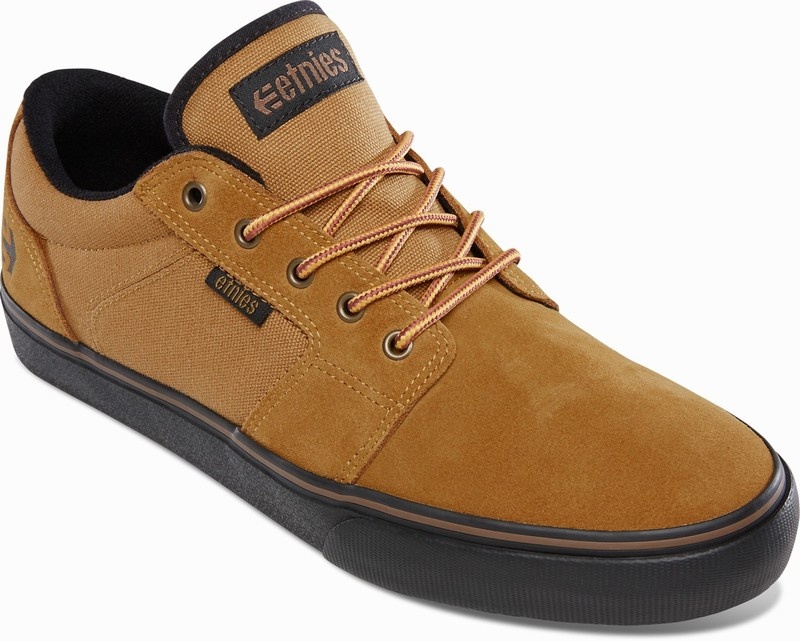 Skate Topanky Etnies BARGE LS Panske Hnede | Slovensko-936712