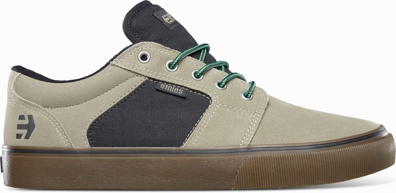 Skate Topanky Etnies BARGE LS Panske Hnede | Slovensko-847309