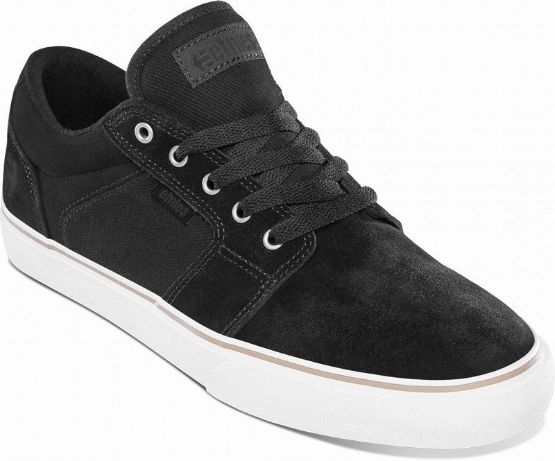 Skate Topanky Etnies BARGE LS Panske Čierne | Slovensko-860417