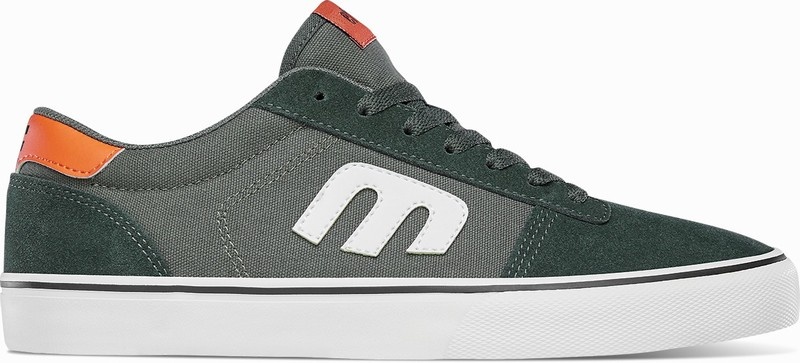 Skate Topanky Etnies CALLI VULC Panske Zelene Oranžové | Slovensko-893017