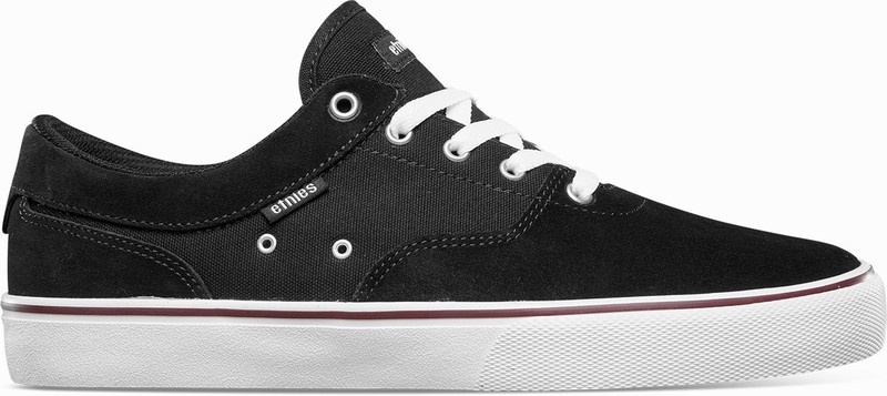 Skate Topanky Etnies FACTOR Panske Čierne Biele Bordove | Slovensko-829314