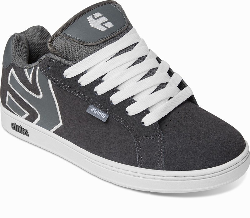 Skate Topanky Etnies FADER Panske Tmavo Siva Biele | Slovensko-564179