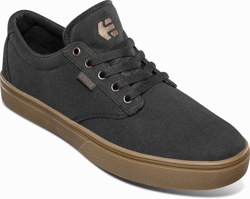 Skate Topanky Etnies FUERTE Panske Čierne | Slovensko-653490