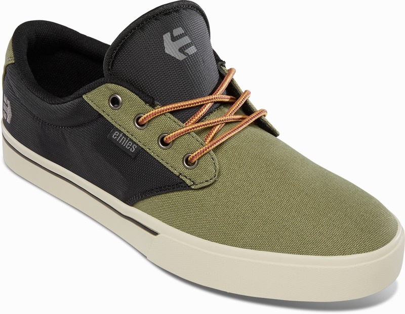 Skate Topanky Etnies JAMESON 2 ECO Panske Olivovo Zelená Siva Čierne | Slovensko-371582