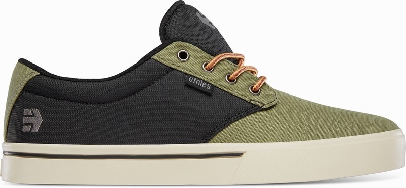 Skate Topanky Etnies JAMESON 2 ECO Panske Olivovo Zelená Siva Čierne | Slovensko-371582