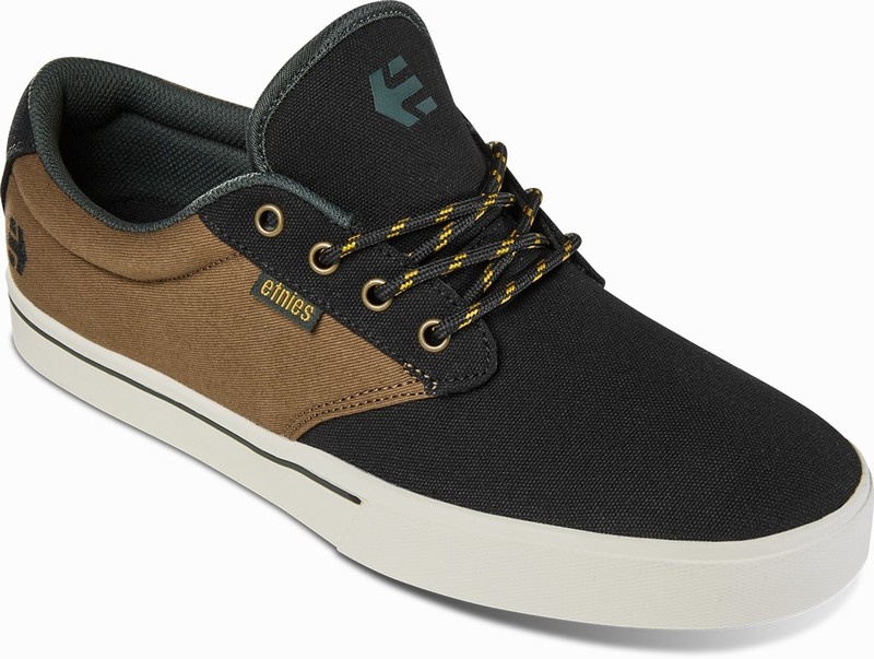 Skate Topanky Etnies JAMESON 2 ECO Panske Čierne Hnede Oranžové | Slovensko-123594