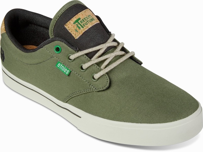 Skate Topanky Etnies JAMESON 2 ECO X TFTF Panske Olivovo Zelená | Slovensko-539760