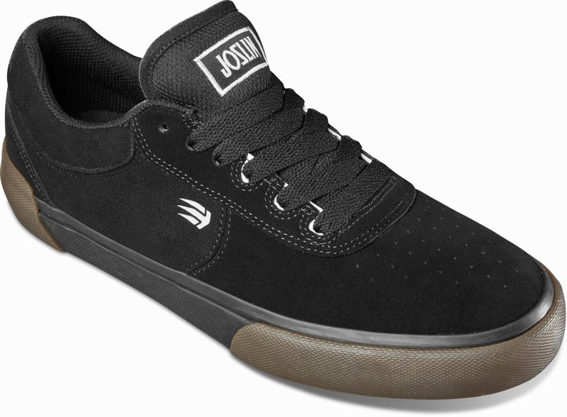 Skate Topanky Etnies JOSLIN VULC Panske Čierne Strieborne | Slovensko-038519