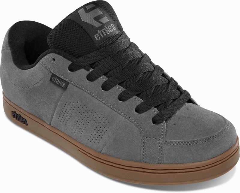 Skate Topanky Etnies KINGPIN Panske Siva Čierne | Slovensko-516702