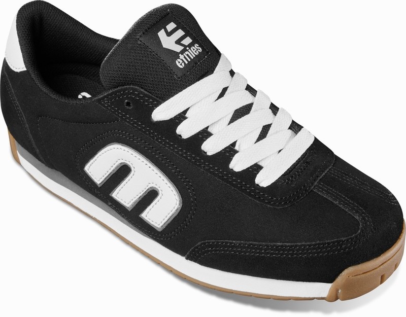 Skate Topanky Etnies LO-CUT II LS Panske Čierne Biele | Slovensko-068123