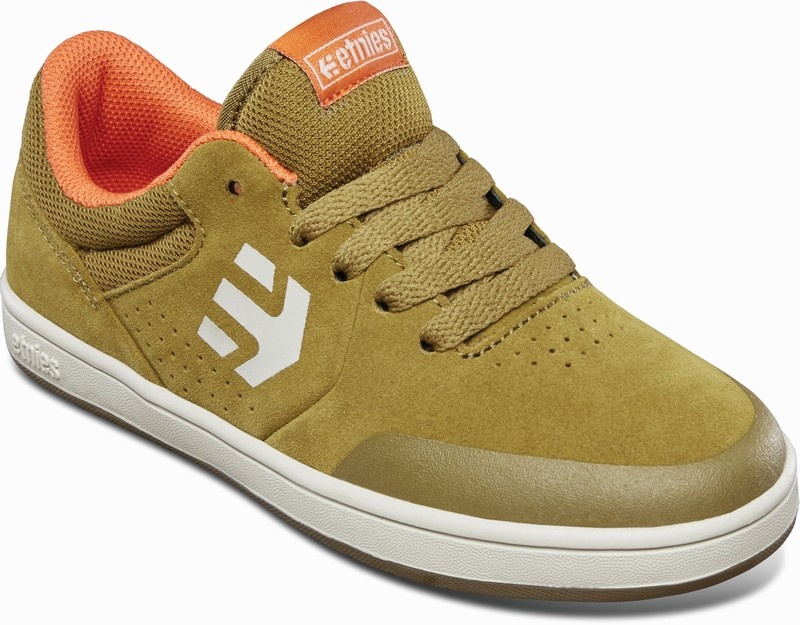 Skate Topanky Etnies MARANA Detske Hnede Oranžové | Slovensko-487106