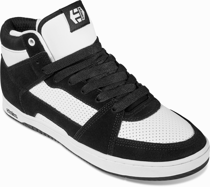 Skate Topanky Etnies MC RAP HI Panske Čierne Biele Biele | Slovensko-015348