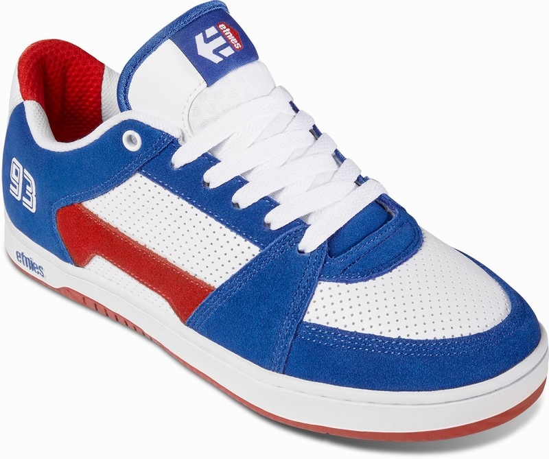 Skate Topanky Etnies MC RAP LO Panske Modre Červené Biele | Slovensko-436051