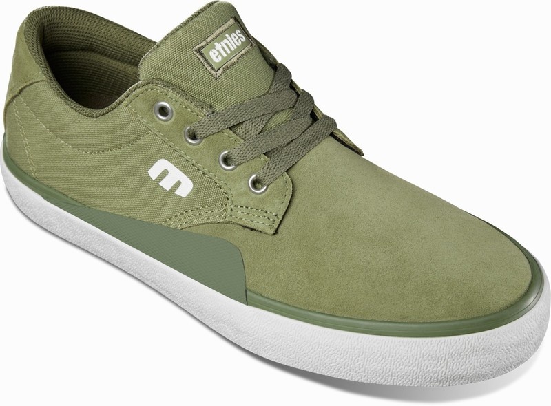 Skate Topanky Etnies SINGLETON VULC XLT Panske Olivovo Zelená | Slovensko-763280