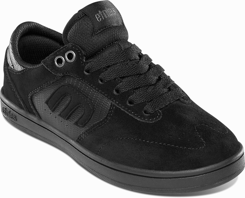 Skate Topanky Etnies WINDROW Detske Čierne | Slovensko-684391