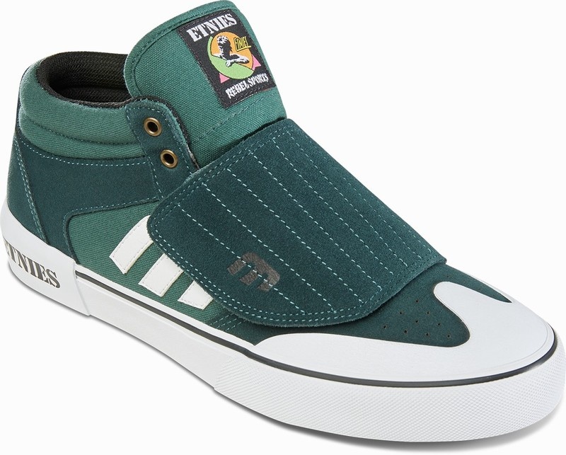 Skate Topanky Etnies WINDROW VULC MID X REBEL SPORTS X ANDY ANDERSON Panske Zelene Biele | Slovensko-971038