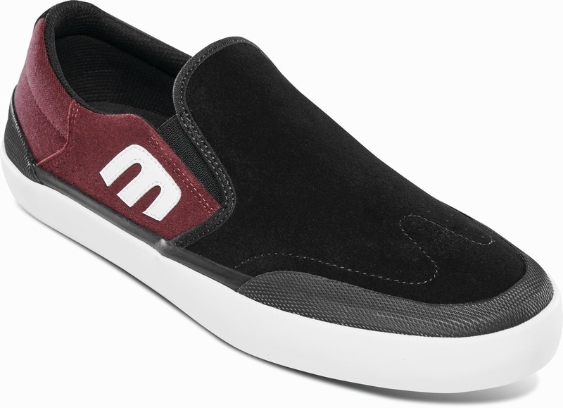 Slip On Etnies MARANA SLIP XLT Panske Čierne Červené Biele | Slovensko-049287