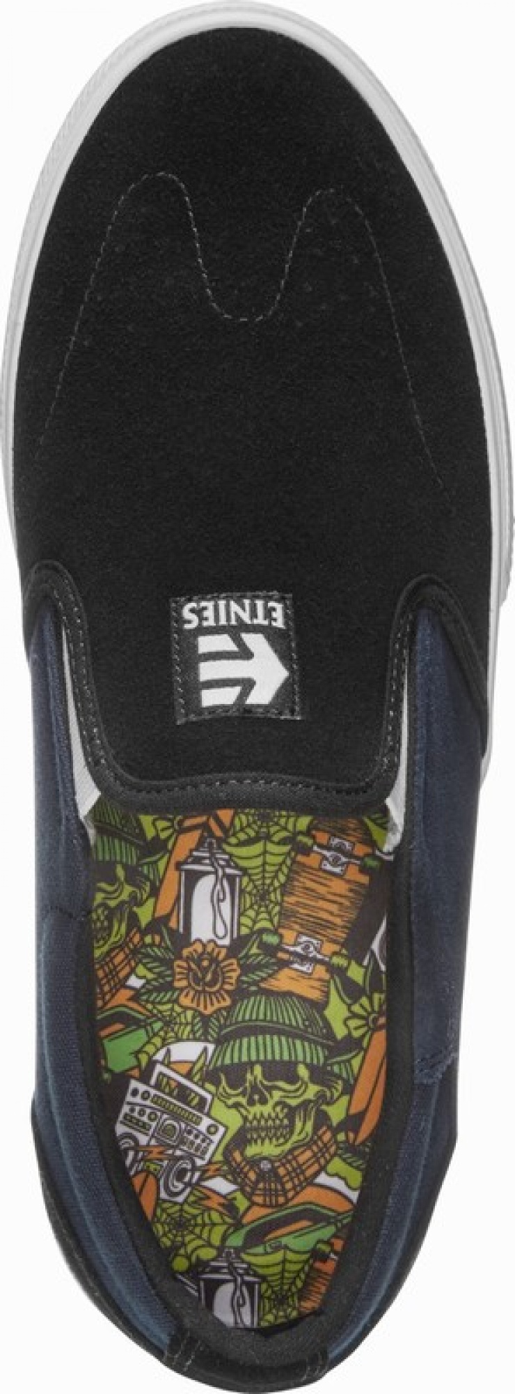 Slip On Etnies MARANA SLIP X DYSTOPIA Panske Čierne Námornícka Modrá | Slovensko-436718