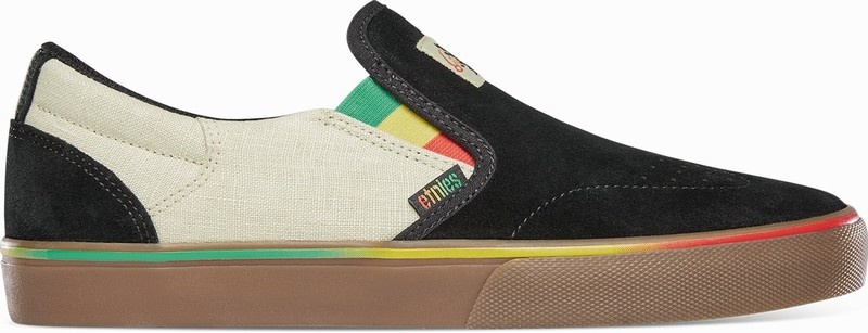 Slip On Etnies MARANA SLIP X GRIZZLY Panske Čierne | Slovensko-825317