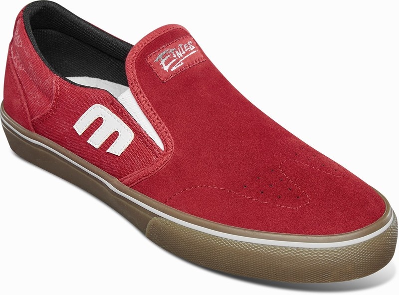 Slip On Etnies MARANA SLIP X RAD Panske Červené Biele | Slovensko-708143